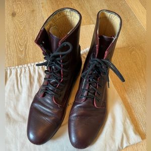 Dieppa Restrepo Oxblood tall boots